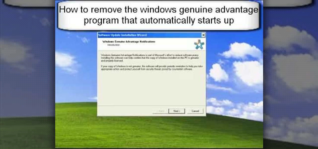 Remove Wga Windows Xp
