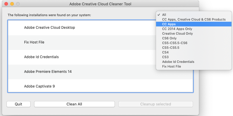 Adobe cc 2015 cleaner tool